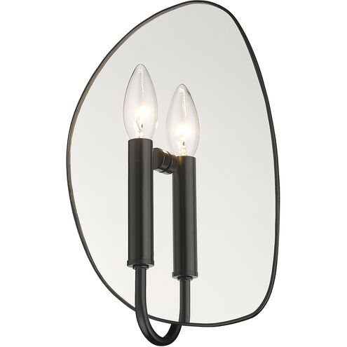 Tessa 1 Light 9 inch Matte Black Wall Sconce Wall Light